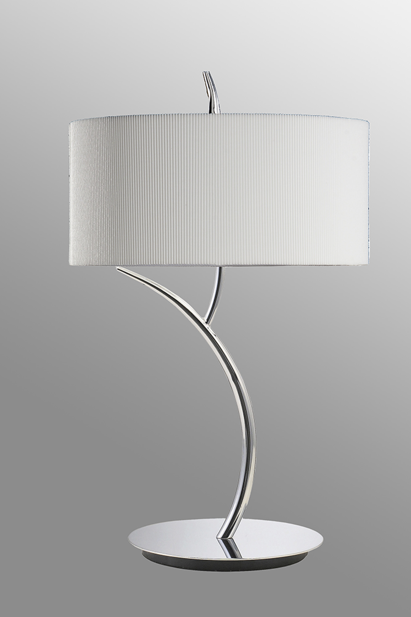 Eve Polished Chrome-Spain White Table Lamps Mantra Shaded Table Lamps Eve Polished Chrome-Spain White Table Lamps Mantra Shaded Table Lamps